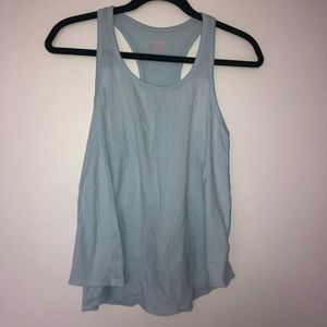 Light blue workout tank
